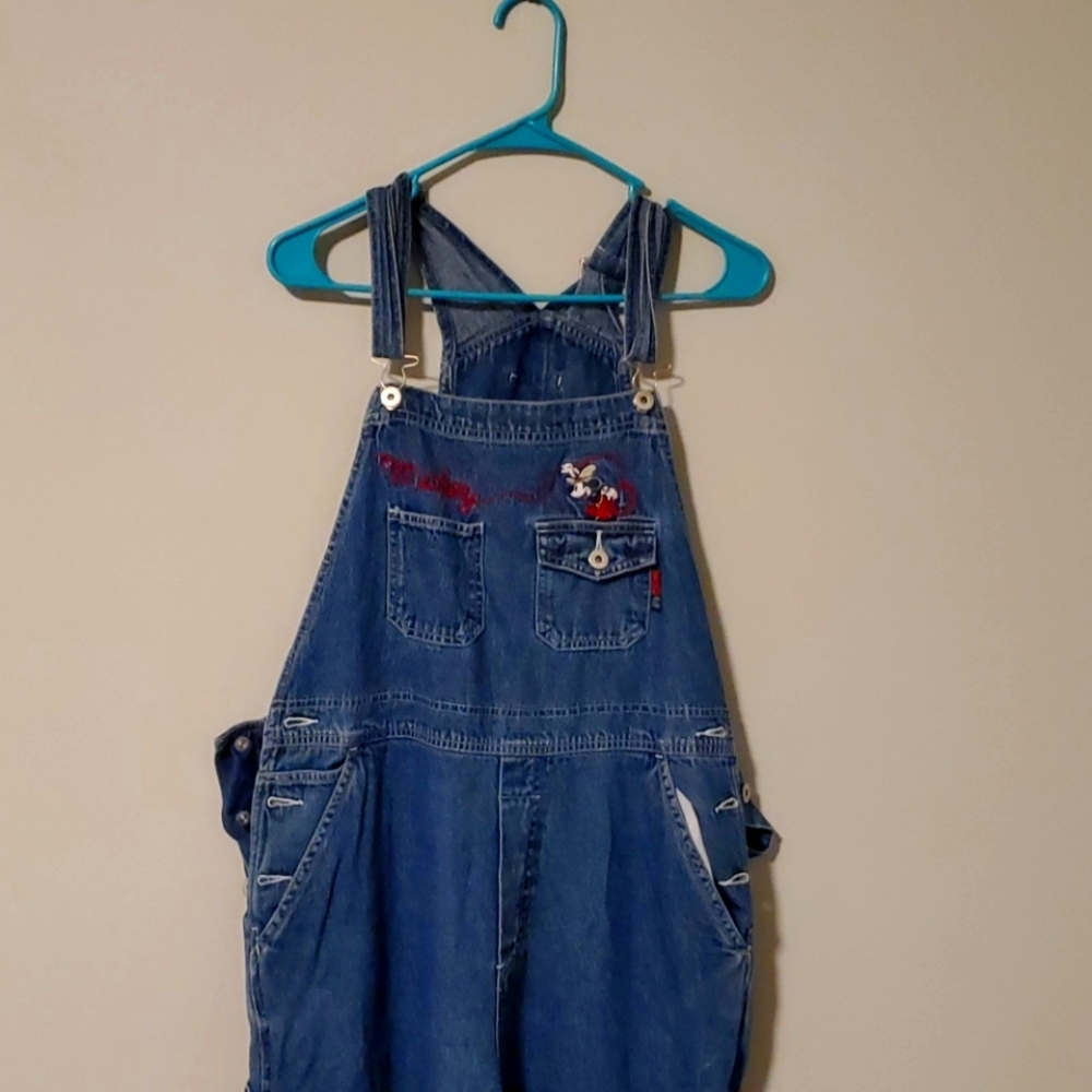 Womens XL Mickey Unlimited bib overalls.Awesome!